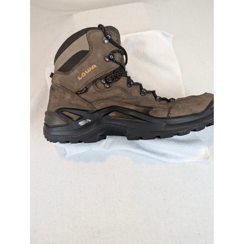 Lowa Renegade GTX Mid Mens Hiking Boots Brown Gore-Tex Vibram Sz 12 510943-0455